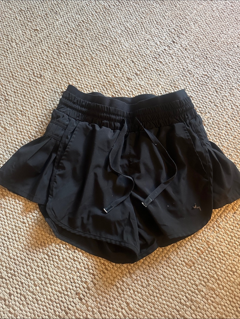 JoyLab Black Women's Athletic Shorts with Drawstring Waist